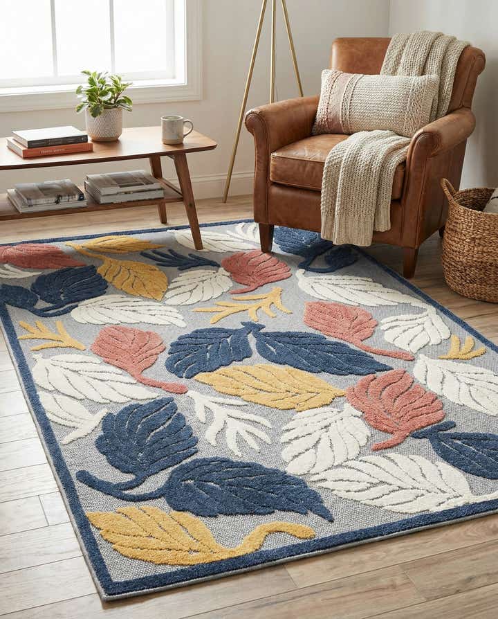 5' x 7' 7 Easy-Clean Indoor / Outdoor Rug