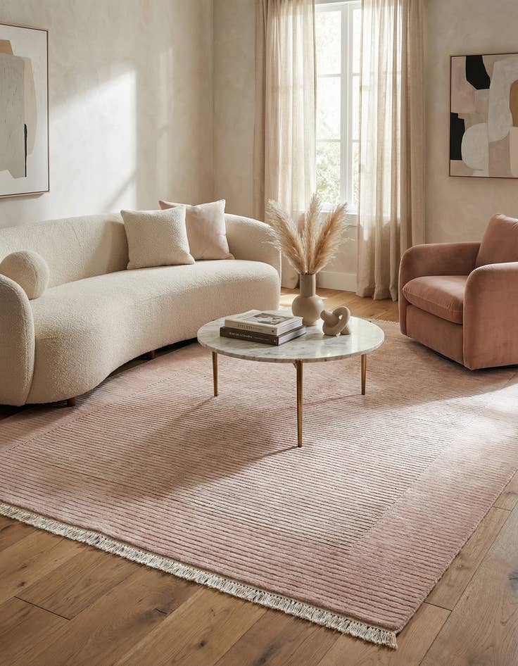 Detail image of  4' 9 x 6' 7  Hand Knotted Darya Wool Rug