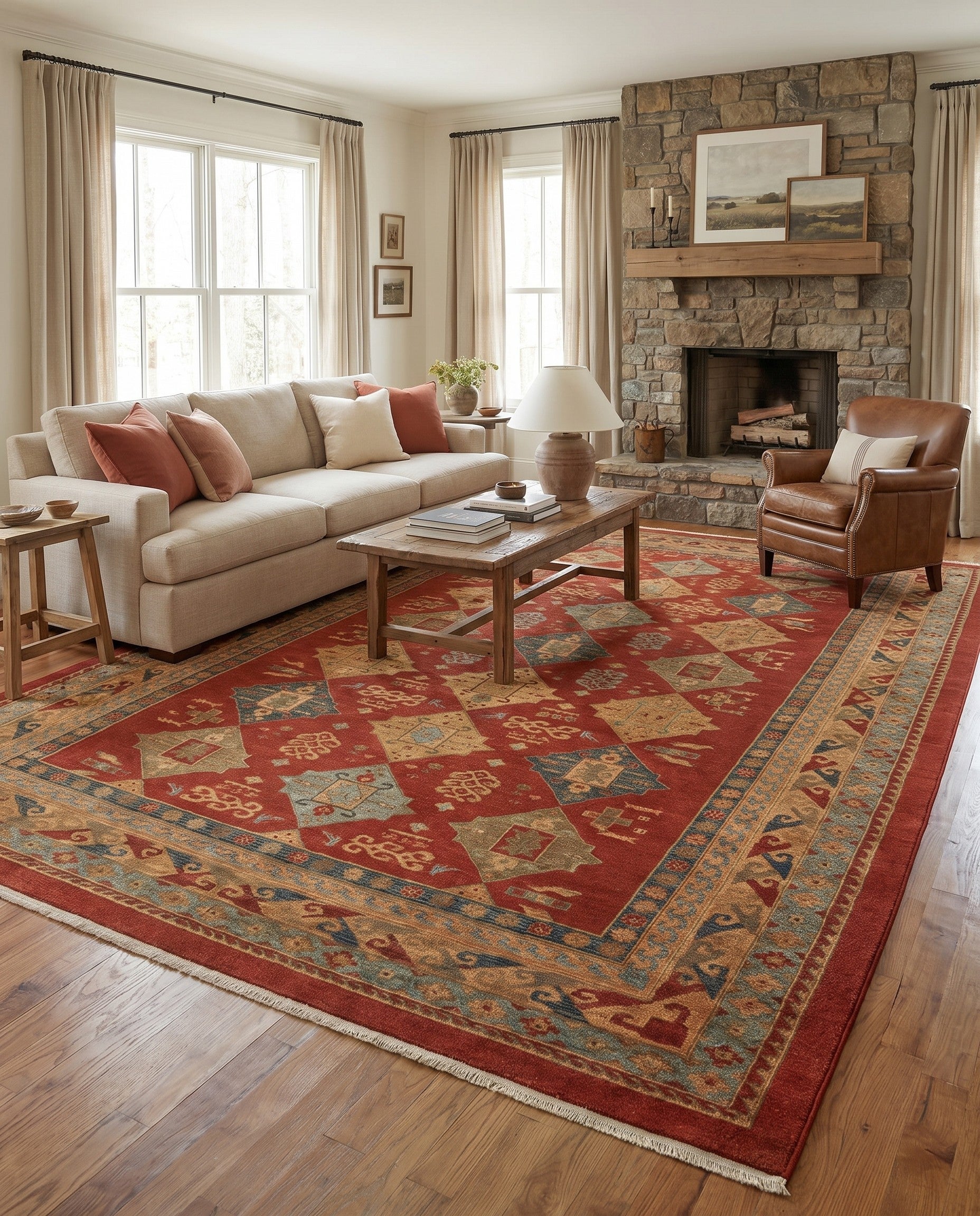 10' 8 x 16' 5 Serapi Rug