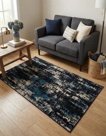 Navy Blue Laguna Rug