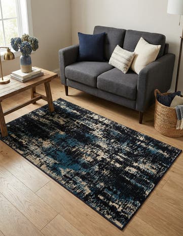 Navy Blue Laguna Rug
