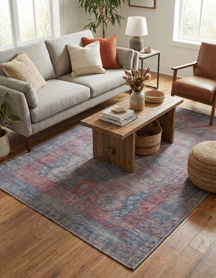 Detail image of 6' x 9'  Washable Sisu Rug