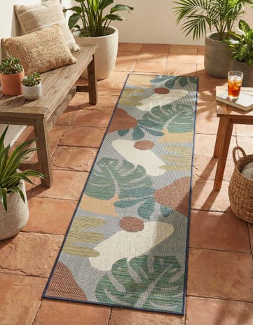2' 7 x 12' Easy-Clean Baja Indoor / Outdoor Runner Rug