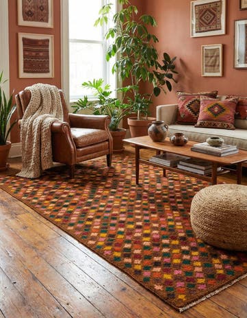 5' x 6' 10 Hand Knotted Balouch Wool Rug