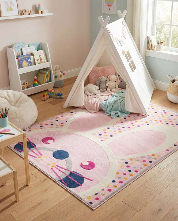 5' 3 x 7' 7 Easy-Clean Indoor / Outdoor Rug