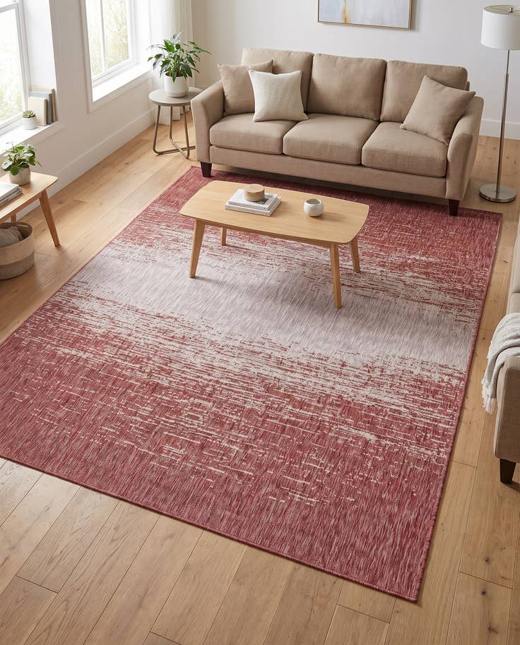 Detail image of 7' x 10' Easy-Clean Modern Indoor / Outdoor Rug