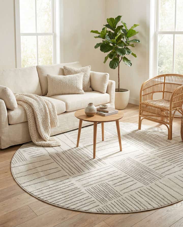 7' 10 x 7' 10 Hanahan Round Rug