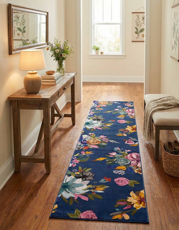 Detail image of  2' 7 x 12' Blossom Runner Rug