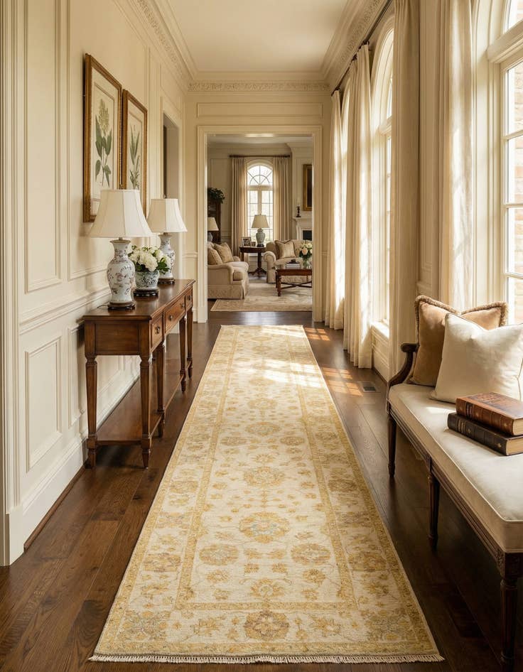 Detail image of 2' 8 x 14' 7 Kaizar Wool Runner Rug