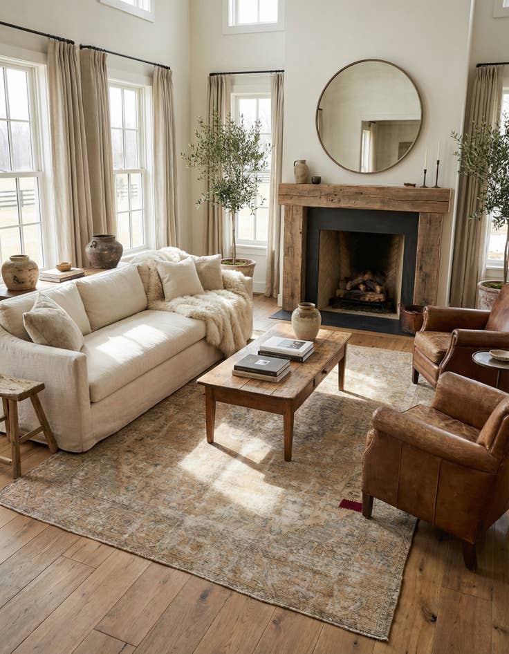 Detail image of 9' x 12' 5  Hand Knotted Ultra Vintage Persian Wool Rug