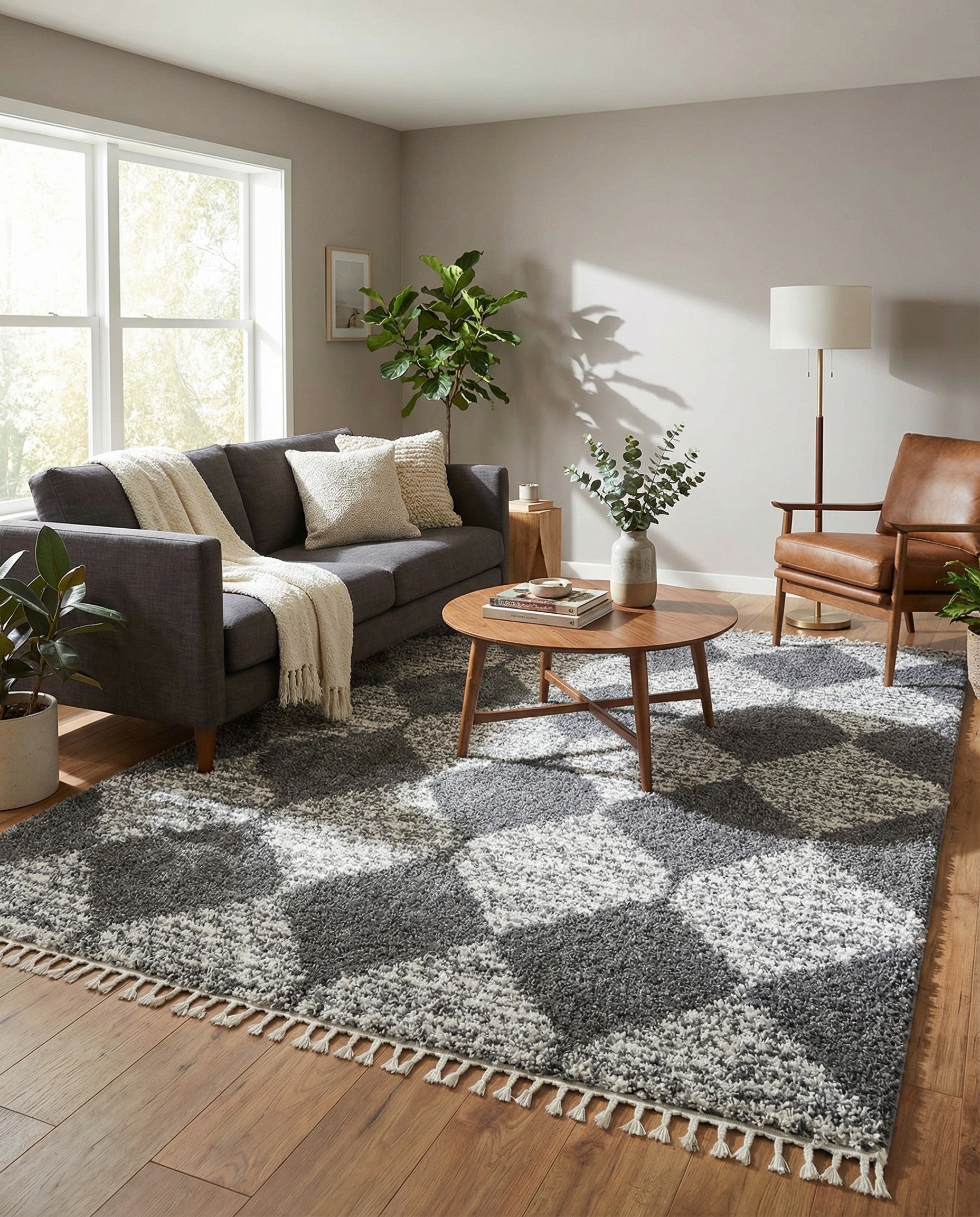  7' 10 x 10' Serenity Shag Rug