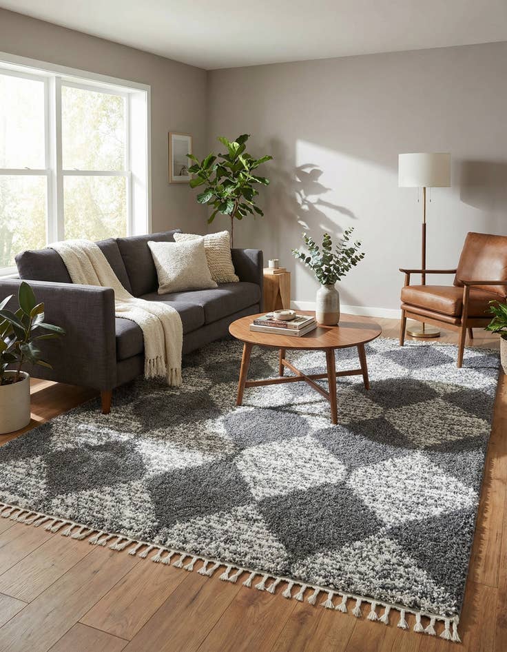 Detail image of  7' 10 x 10' Serenity Shag Rug