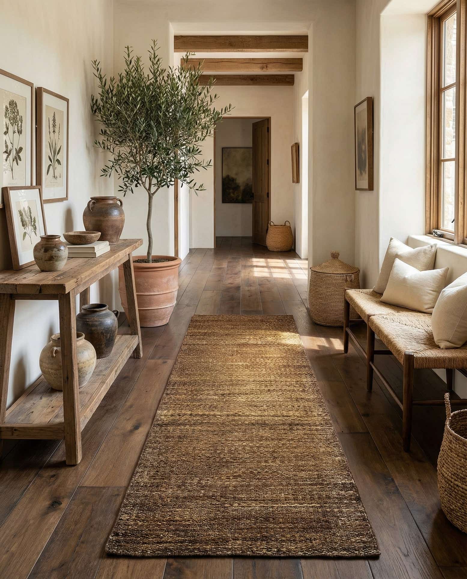 2' 7 x 10' Juma Wool Runner Rug