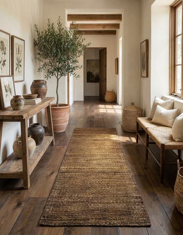 2' 7 x 10' Juma Wool Runner Rug