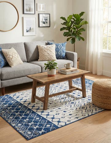 4' x 6' Moroccan Trellis Rug