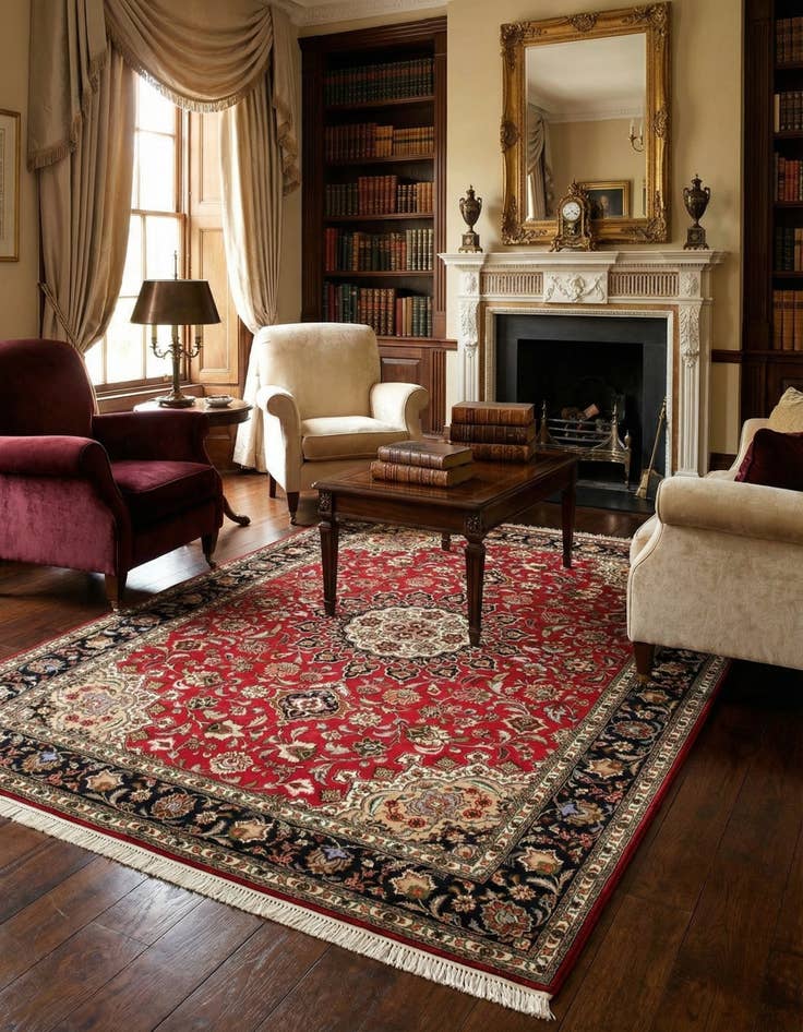 Detail image of 4' 11 x 6' 8 Tabriz Rug