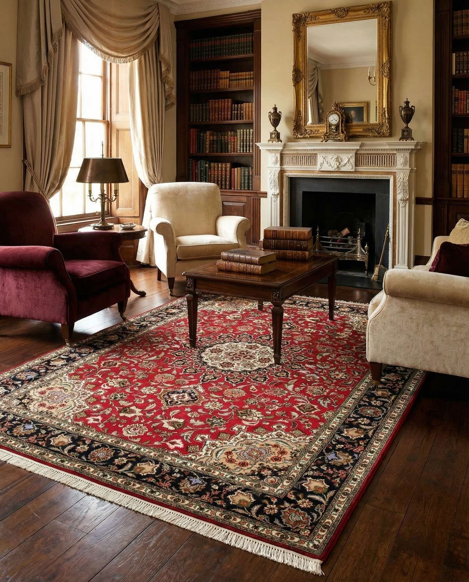 4' 11 x 6' 8 Tabriz Rug