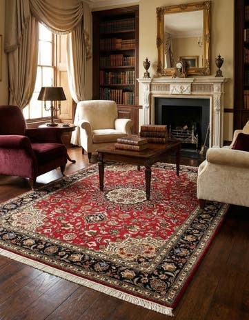 4' 11 x 6' 8 Tabriz Rug
