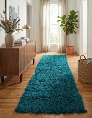 2' 5 x 11' 2 Hand Knotted Moroccan Wool Runner Rug