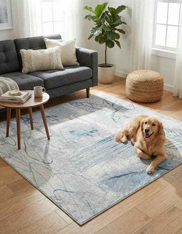 5' 3 x 5' 3 Kamala Washable Square Rug
