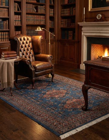 4' 2 x 6' 7 Hand Knotted Bokhara Wool Rug