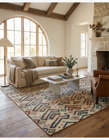 9' x 12' 9 Hand Knotted Darya Wool Rug