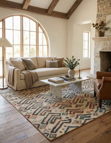 9' x 12' 9 Hand Knotted Darya Wool Rug