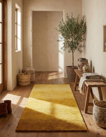 2' 5 x 4' 8 Hand Knotted Kashkuli Gabbeh Wool Runner Rug
