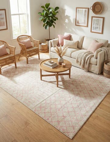 10' x 13' Moroccan Trellis Rug