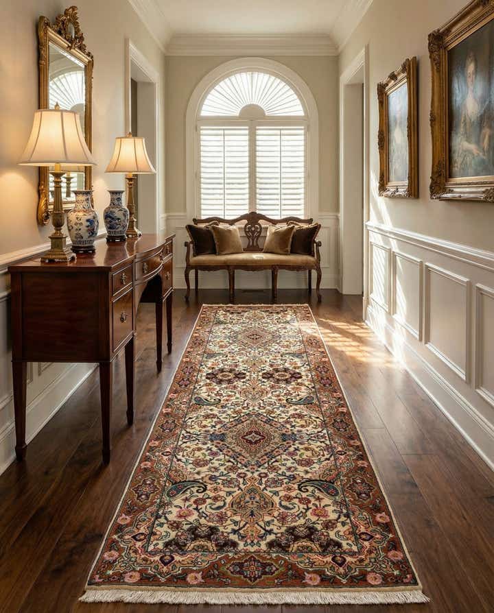 2' 11 x 10' Tabriz Runner Rug