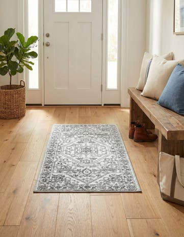 White Boston Rug