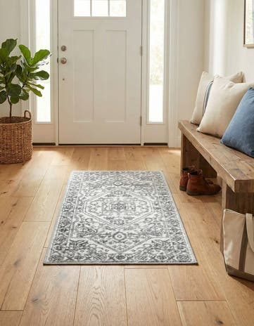 White Boston Rug