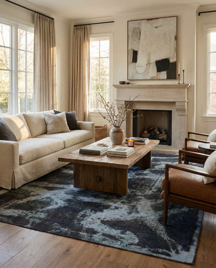 7' 9 x 10' 8 Hand Knotted Ultra Vintage Persian Wool Rug