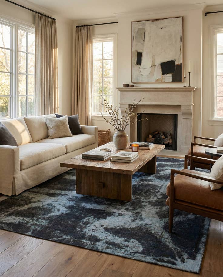 Detail image of 7' 9 x 10' 8 Hand Knotted Ultra Vintage Persian Wool Rug