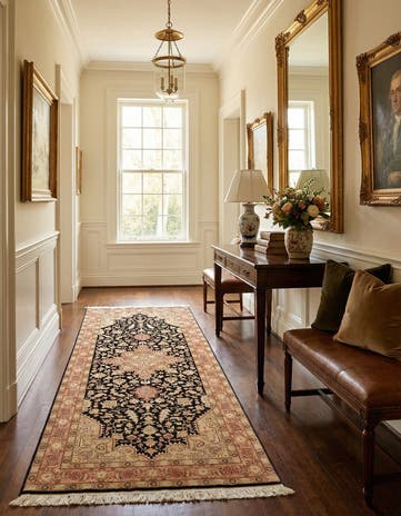 2' 8 x 7' 2 Tabriz Runner Rug