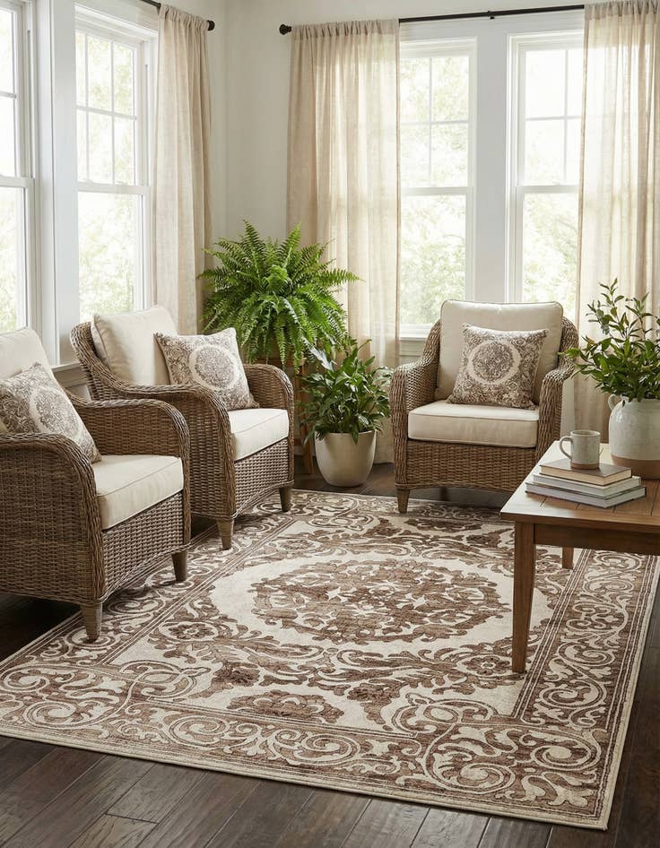 Detail image of 7' x 10' Hermitage Rug