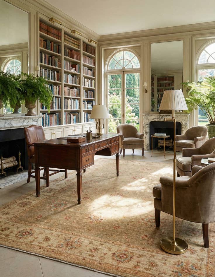 Detail image of 6' 8 x 9' 9 Ziegler Rug