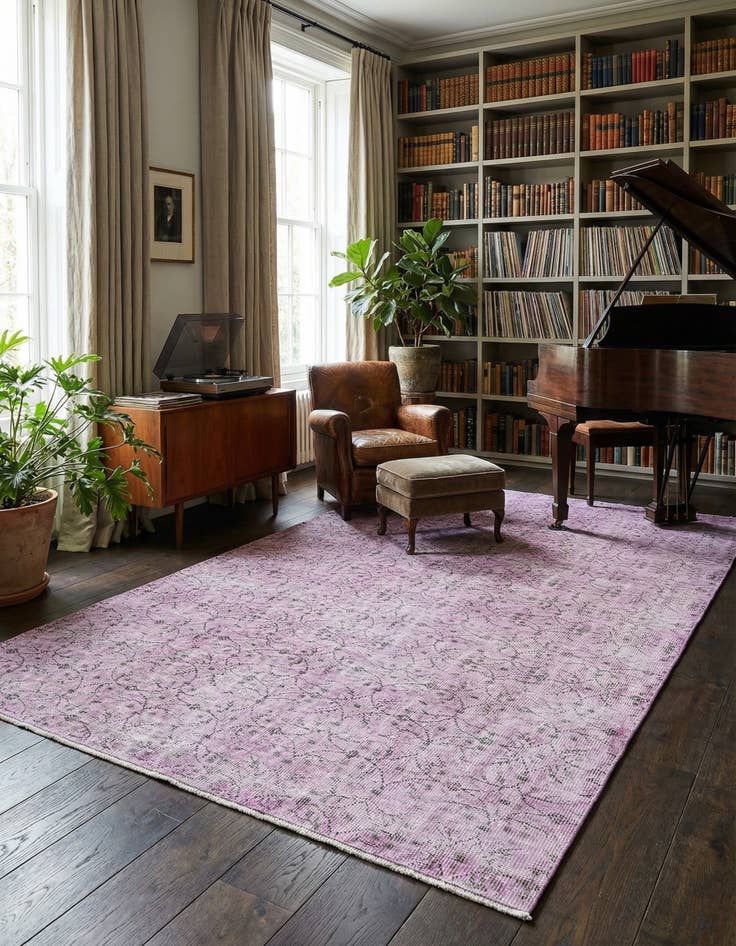 Detail image of 5' 11 x 9' 10 Ultra Vintage Wool Rug