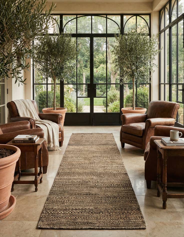 Detail image of 2' 7 x 8' 1 Juma Wool Runner Rug