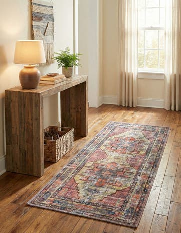 2' x 4' Washable Maahru Runner Rug
