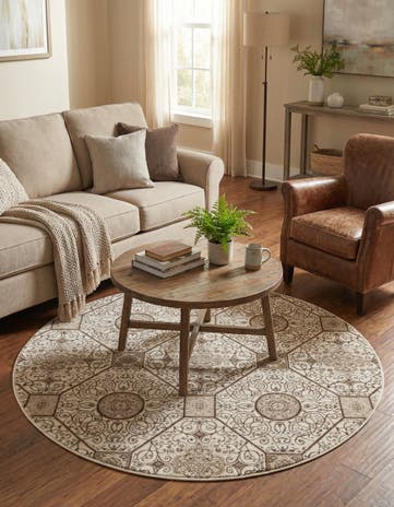 5' x 5' Nepal Round Rug