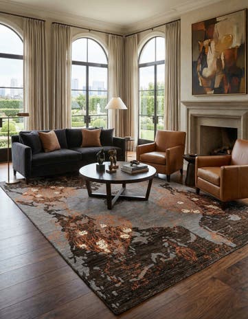 6' 4 x 9' 11 Anar Wool Rug