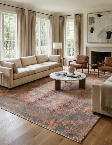 7' 5 x 10' 4 Hand Knotted Ultra Vintage Persian Wool Rug