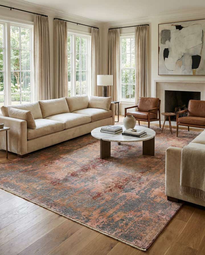 7' 5 x 10' 4 Hand Knotted Ultra Vintage Persian Wool Rug