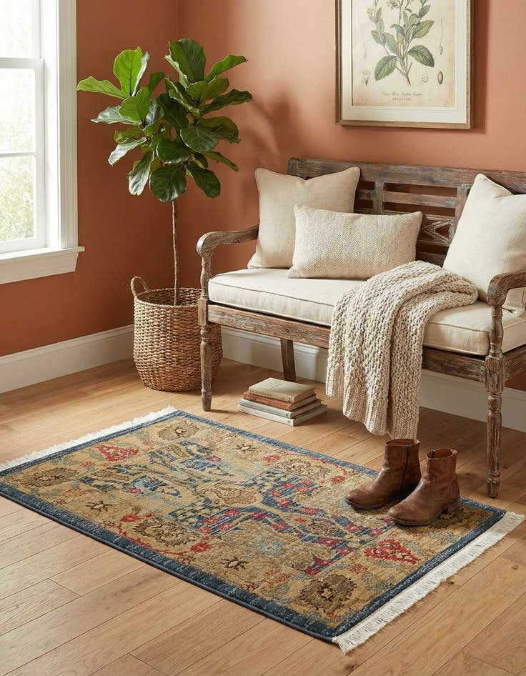 Detail image of 2' x 3' Serapi Rug