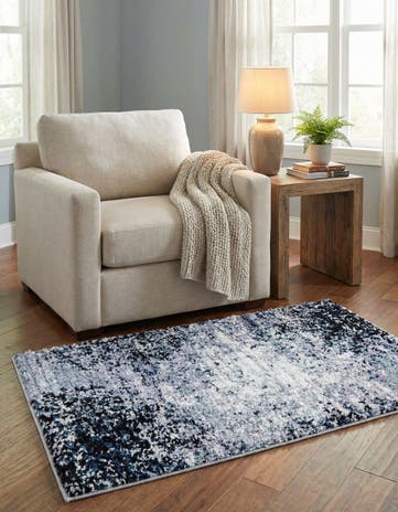 Blue and Gray Tucson Rug
