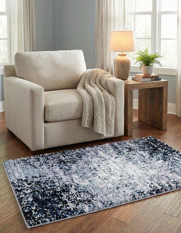 Blue and Gray Tucson Rug