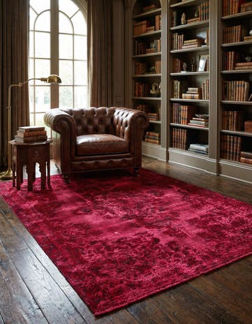 4' 5 x 6' 10 Hand Knotted Ultra Vintage Persian Wool Rug