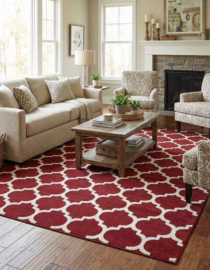 7' 10 x 11' Lattice Rug