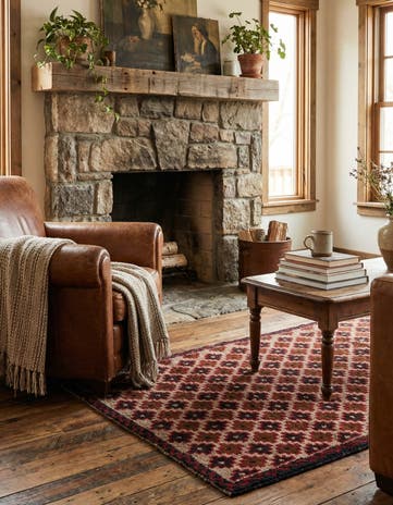 2' 10 x 4' 7 Hand Knotted Balouch Persian Wool Rug